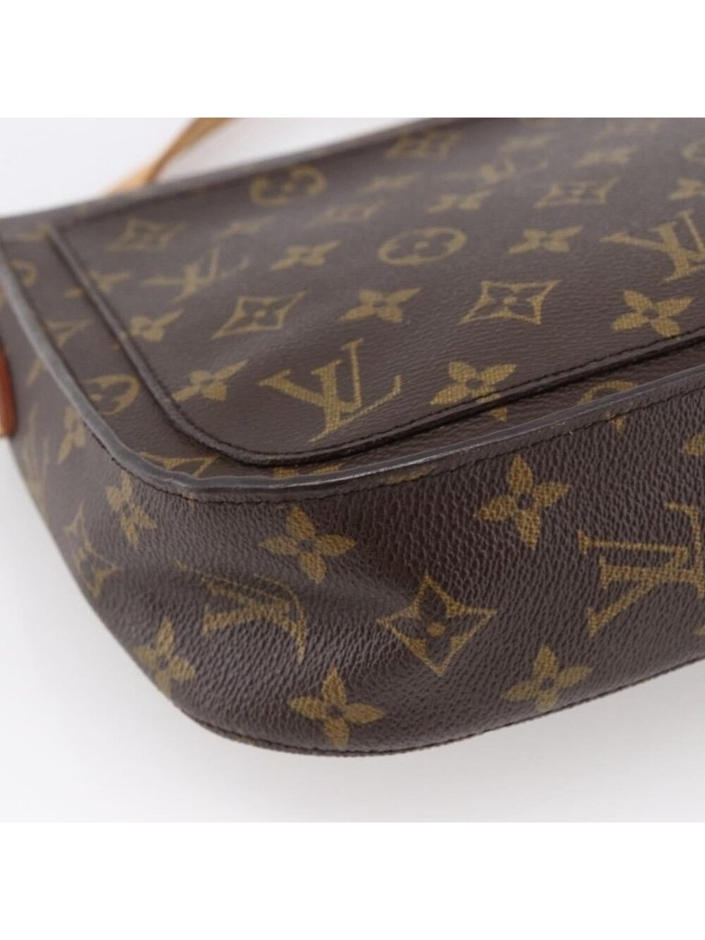 Authentic LOUIS VUITTON Monogram Saint Cloud GM Shoulder Bag M51242 LV - Picture 15 of 16